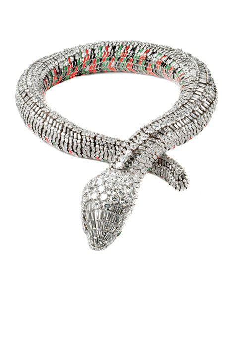 snake necklace cartier